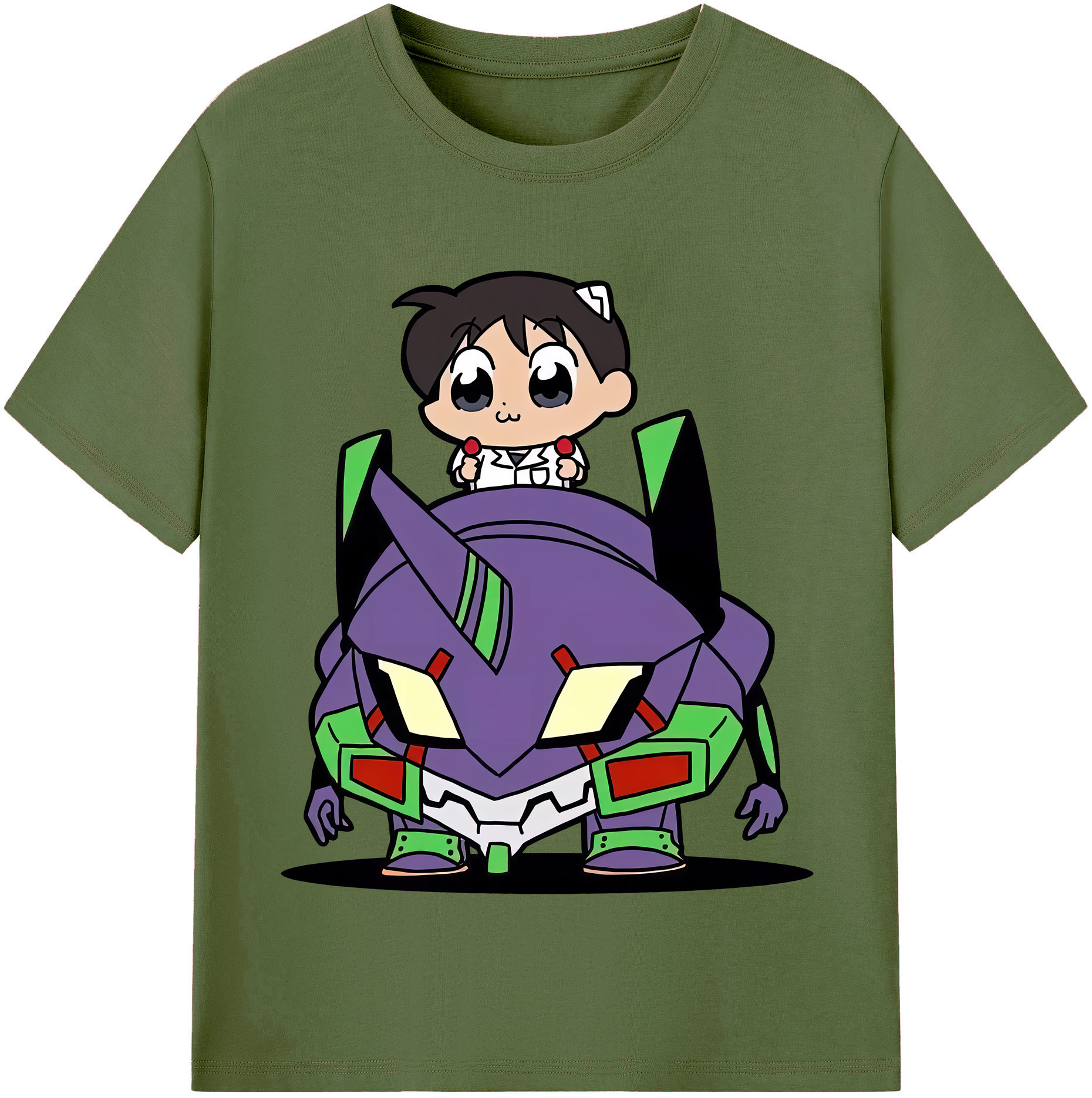 （画像用） EVA 新世紀エヴァンゲリオン 綿100％半袖Tシャツ（フロントプリント）